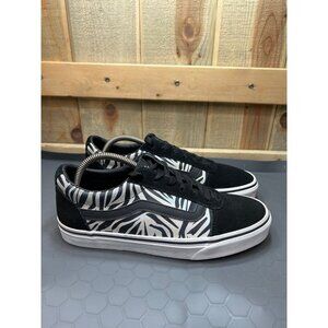 Vans Womens Old Skool Zebra Print Sneakers Size 9 US